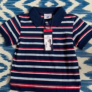 NWT Toobydoo Red, White, Blue boys polo size 3T
